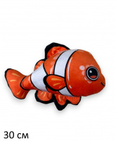 РЫБКА АПЕЛЬСИНКА МАЛ. 30 СМ (ВЕЛЮР, ПЕЧАТЬ) купить оптом и в розницу РЫБКА АПЕЛЬСИНКА МАЛ. 30 СМ (ВЕЛЮР, ПЕЧАТЬ) купить оптом и в розницу на базе игрушек